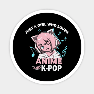 Just a girl who loves anime and kpop music Magnet